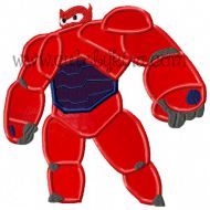 Six Hero Suit Man Applique Embroidery Design