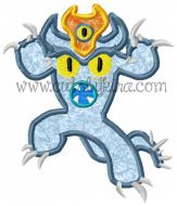 Fred Hero Man Applique Embroidery Design