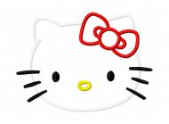 Kitty Cat Applique Embroidery Design
