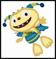 Henry Monster Applique Embroidery Design