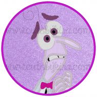 Purple Emotion Boy Applique Embroidery Design