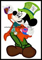 Mad Mr. Mouse Applique Embroidery Design