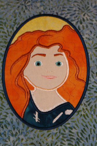 Scottish Princess Applique Embroidery