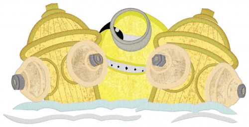 Evil Helper Hydrant Applique Embroidery Design