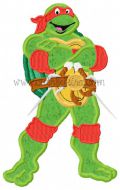 Turtle Teen Applique Embroidery Design