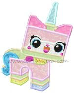 Plastic Kitty Applique Embroidery Design