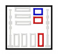 Darkside Panel Applique Embroidery Design