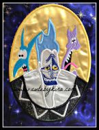 Hades Cameo Applique Embroidery Design