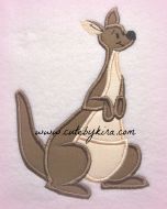 Kangaroo Applique Embroidery Design