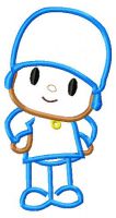 Pocoyo Body Applique Embroidery Design