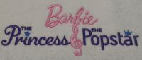 Princess and the Popstar Embroidery Design